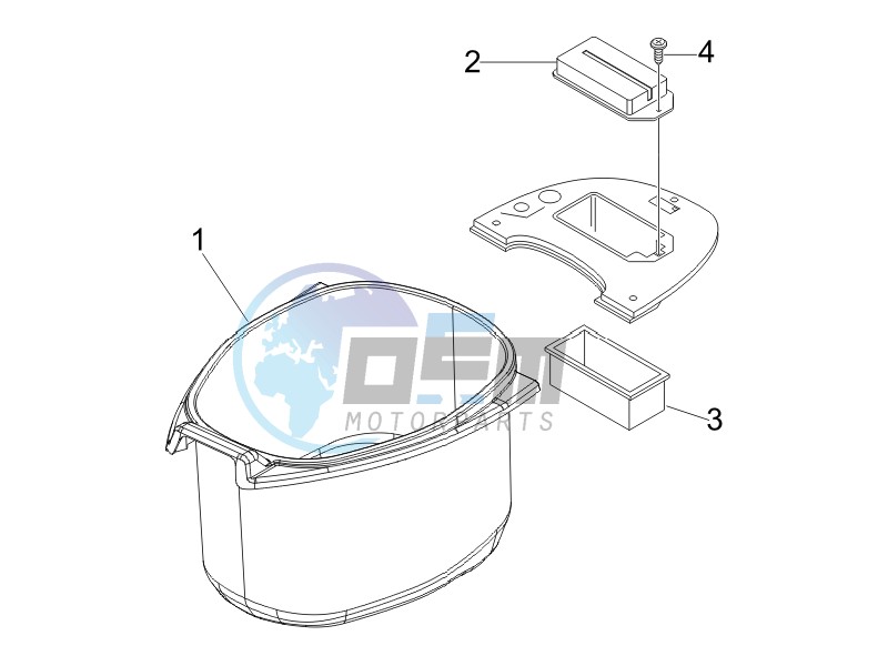 Helmet housing - Undersaddle