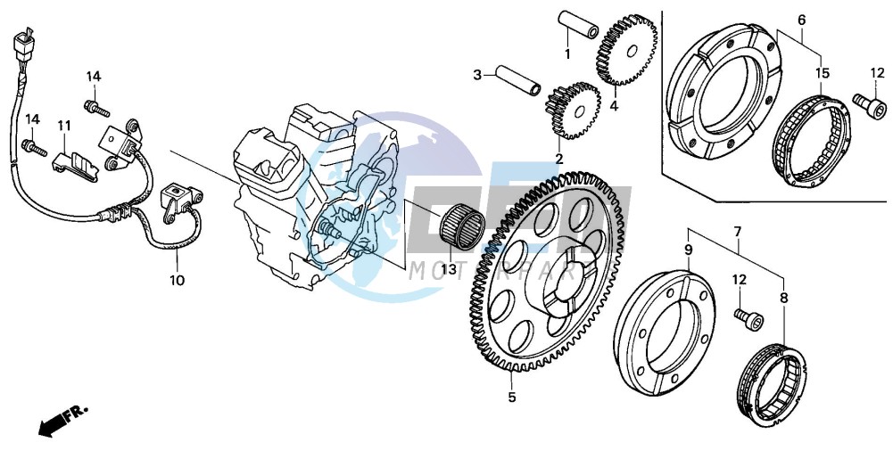 PULSE GENERATOR/ STARTING CLUTCH