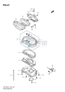 VZR1800 (E2) INTRUDER drawing SPEEDOMETER (VZR1800L1 E2)