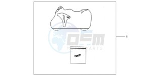 CBR1000RA9 UK - (E / ABS MKH MME REP) drawing INDOOR CYCLE COVER