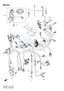 SFV650 (E21) Gladius drawing WIRING HARNESS (SFV650UL1 E21)