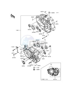 NINJA 250SL ABS BX250BGFA XX (EU ME A(FRICA) drawing Crankcase