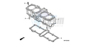 CB1300SA9 Europe Direct - (ED / ABS BCT MME TWO) drawing CYLINDER