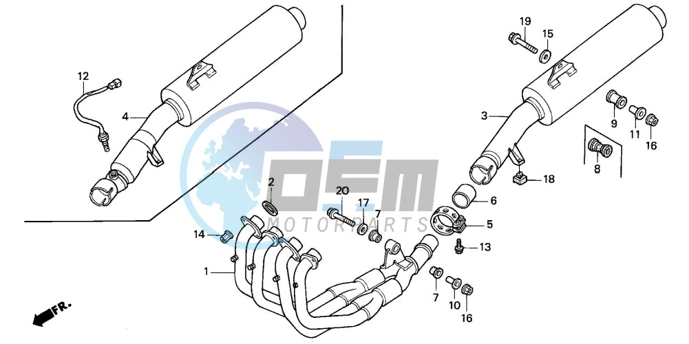 EXHAUST MUFFLER