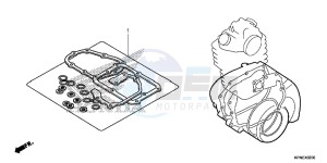 GLR1251WHH UK - (E) drawing GASKET KIT B