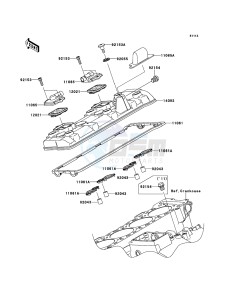 NINJA_ZX-10R ZX1000JDF FR XX (EU ME A(FRICA) drawing Cylinder Head Cover