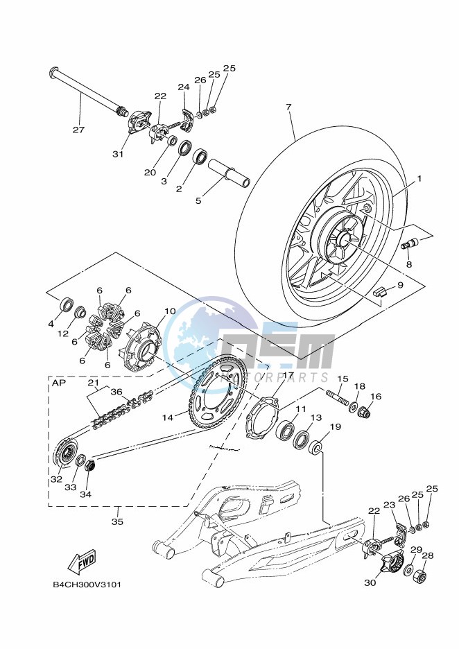 REAR WHEEL