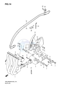 GSX-R600 (E2) drawing MUFFLER