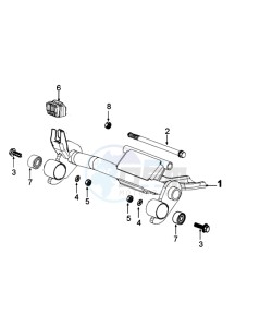 DJANGO 125 SPORT drawing ENGINEMOUNT