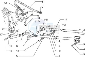 Hexagon 150 EXV1T 150cc drawing Cooling piping