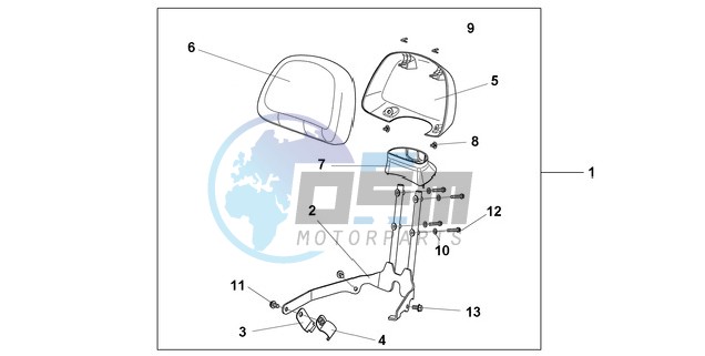 BACKREST *RP179P*