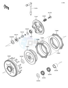 KX85 KX85CJF EU drawing Clutch