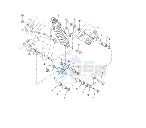 YZF R 125 drawing REAR SUSPENSION