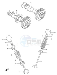 LT-A700X (E17) drawing CRANKSHAFT-VALVE