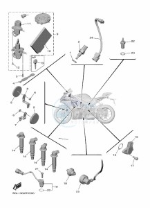 YZF1000 YZF-R1 (B3LG) drawing ELECTRICAL 1