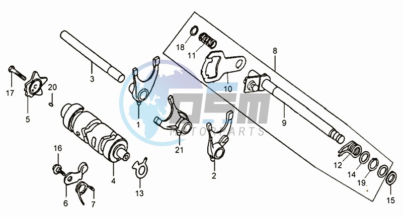 GEAR AXLE