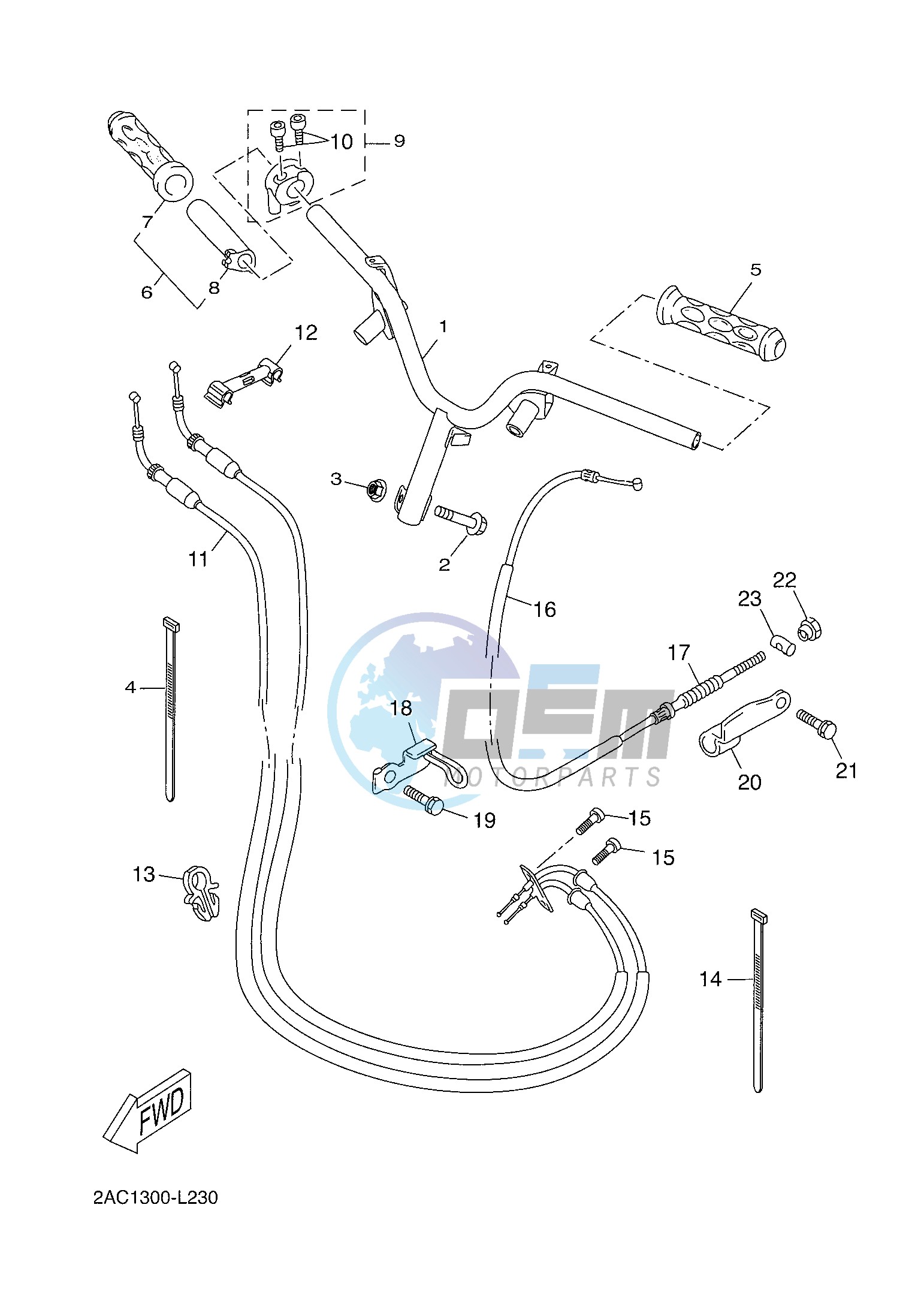 STEERING HANDLE & CABLE