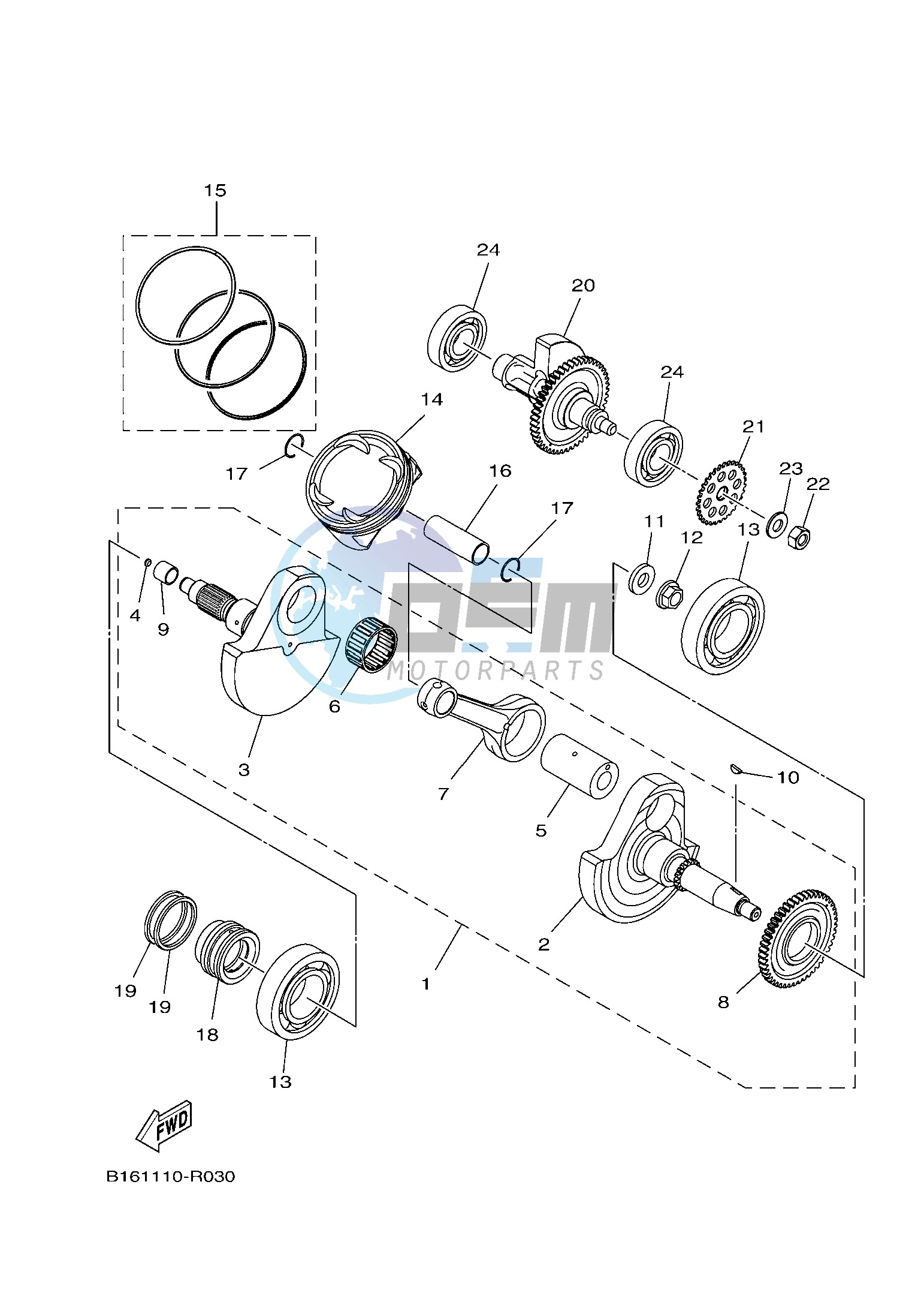 CRANKSHAFT & PISTON