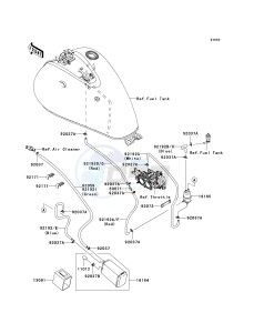 VN 900 B [VULCAN 900 CLASSIC] (6F-9F) B7F drawing FUEL EVAPORATIVE SYSTEM-- CA- -