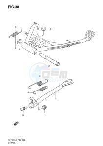 UH125 ABS BURGMAN EU drawing STAND