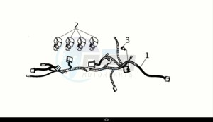 HD 300I ABS (LS30W2-EU) (E5) (M1) drawing WIRE HARNESS