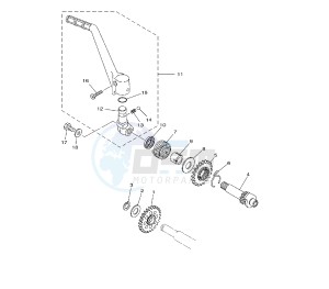 YZ LC 125 drawing STARTER