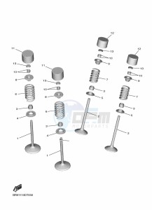 WR450F (BDB4) drawing VALVE