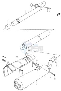 LT-A700X (E17) drawing MUFFLER