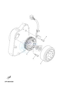 YP250R X-MAX 250 (2DL4 2DL4 2DL4) drawing GENERATOR