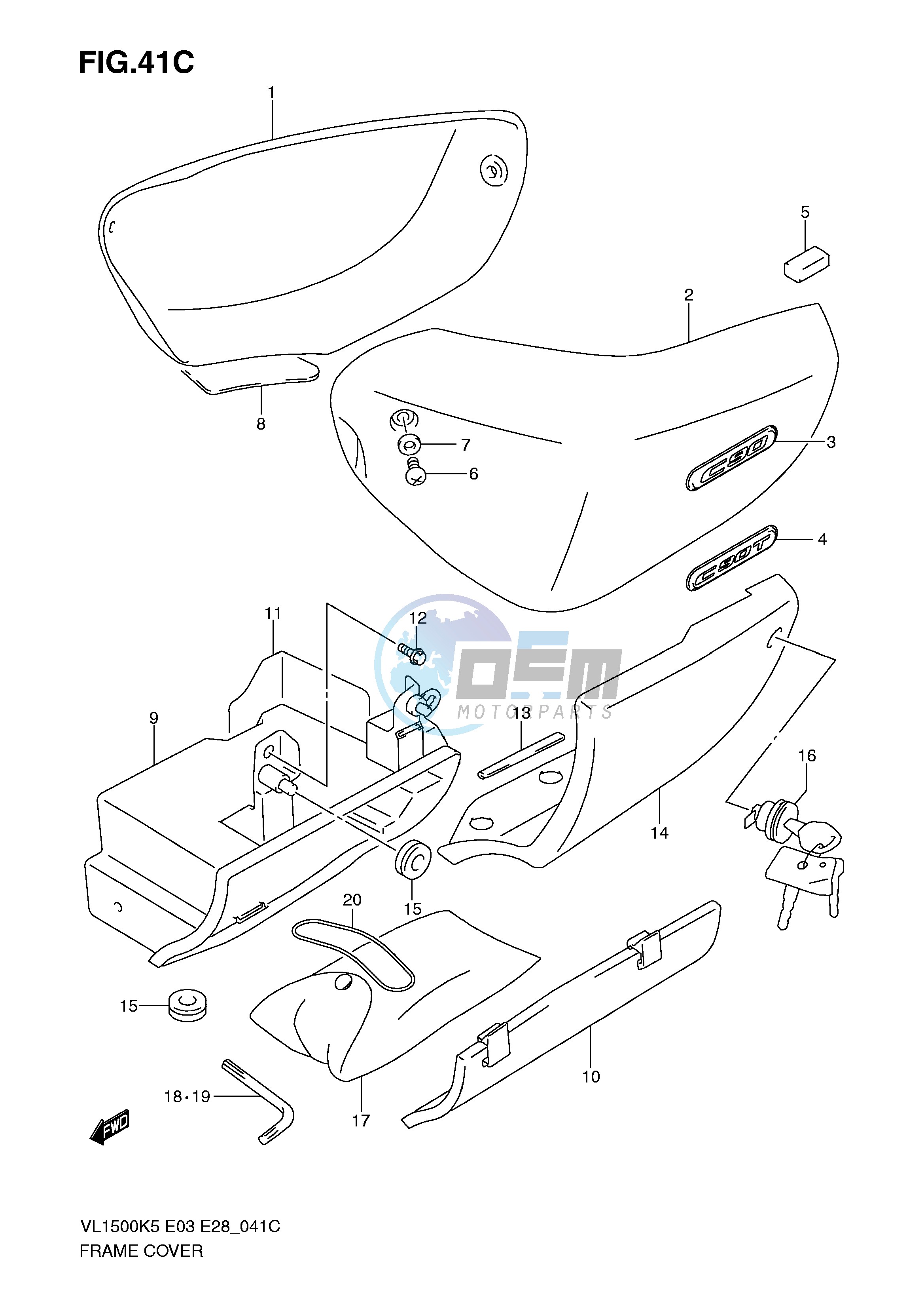 FRAME COVER (MODEL K9)