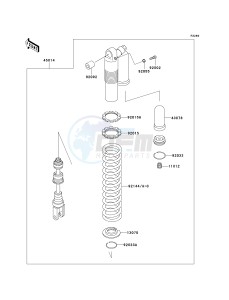 KDX 200 H [KDX200] (H6-H9) [KDX200] drawing SHOCK ABSORBER-- S- -