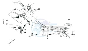 MIO 50 SPORT 25 KMH drawing HANDLEBAR / BRAKE LEVERS CPL  L /R