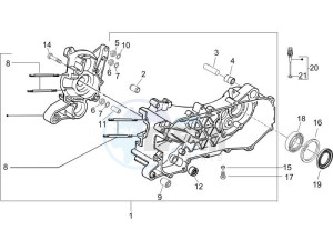 Primavera 50 2T (EMEA, APAC) drawing Crankcase