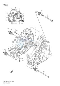 LT-A750X (P17) drawing CRANKCASE