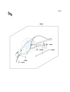 NINJA_ZX-10R_ABS ZX1000KDF FR XX (EU ME A(FRICA) drawing Accessory(Windshield)