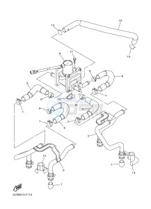 XJR1300 (5WMW) drawing AIR INDUCTION SYSTEM