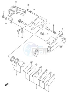 RM250 (E3-E28) drawing REAR CALIPER