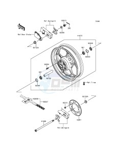 Z250SL BR250EGF XX (EU ME A(FRICA) drawing Rear Hub