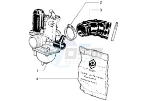 Hexagon 180 LXT drawing Carburettor