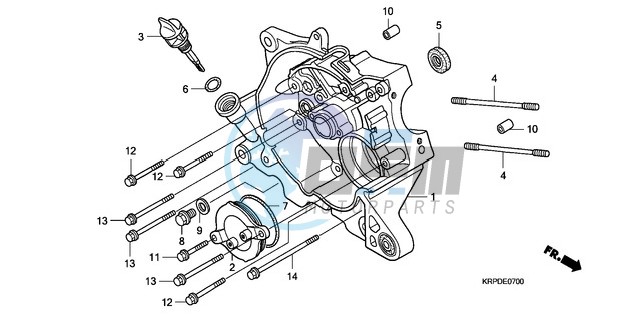 RIGHT CRANKCASE