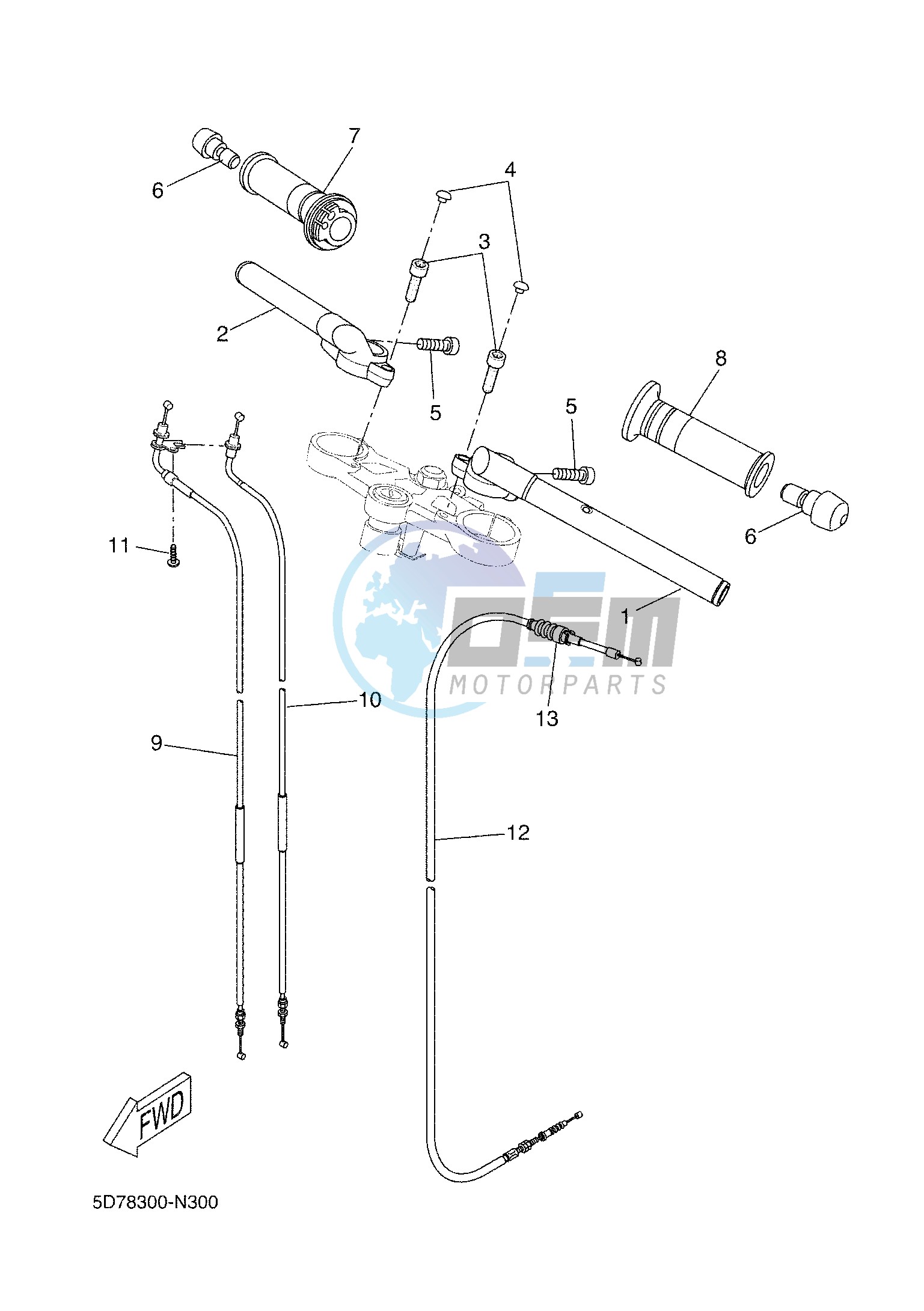 STEERING HANDLE & CABLE