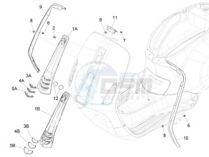 PRIMAVERA 125 4T 3V IGET IE ABS-NOABS E2-E4 (APAC) drawing Front shield