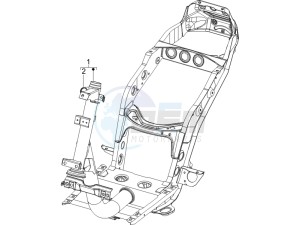 ZIP 100 4T (Vietnam) drawing Frame/bodywork