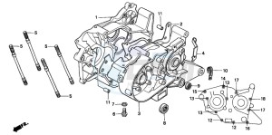 CRM50R drawing CRANKCASE