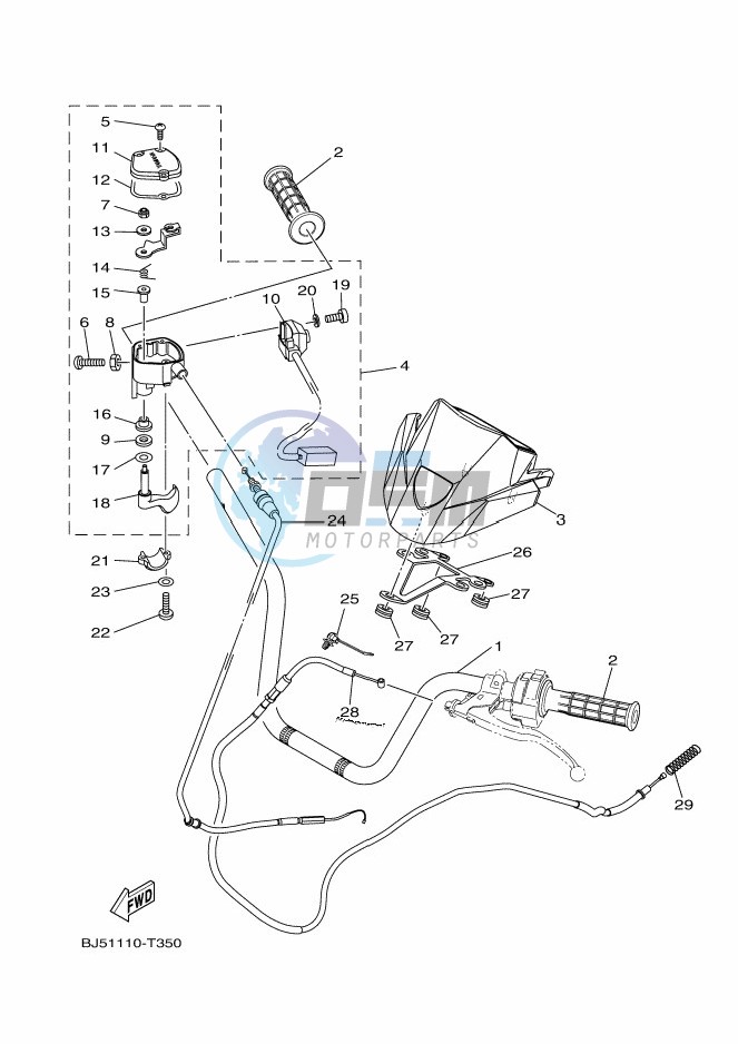 STEERING HANDLE & CABLE