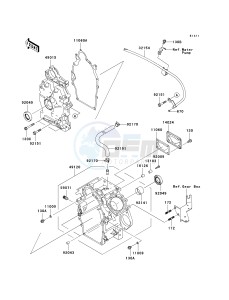 KAF 620 J [MULE 3010 TRANS 4X4] (J1) J1 drawing CRANKCASE