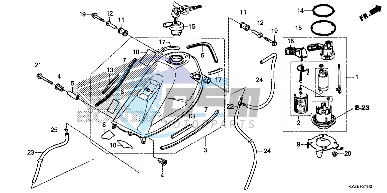 FUEL TANK (CRF250L/ LA)