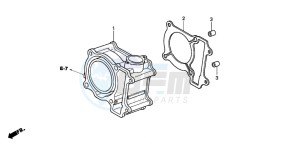 SH125 drawing CYLINDER