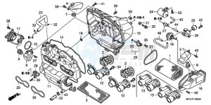 CB600F9 UK - (E / MKH) drawing AIR CLEANER