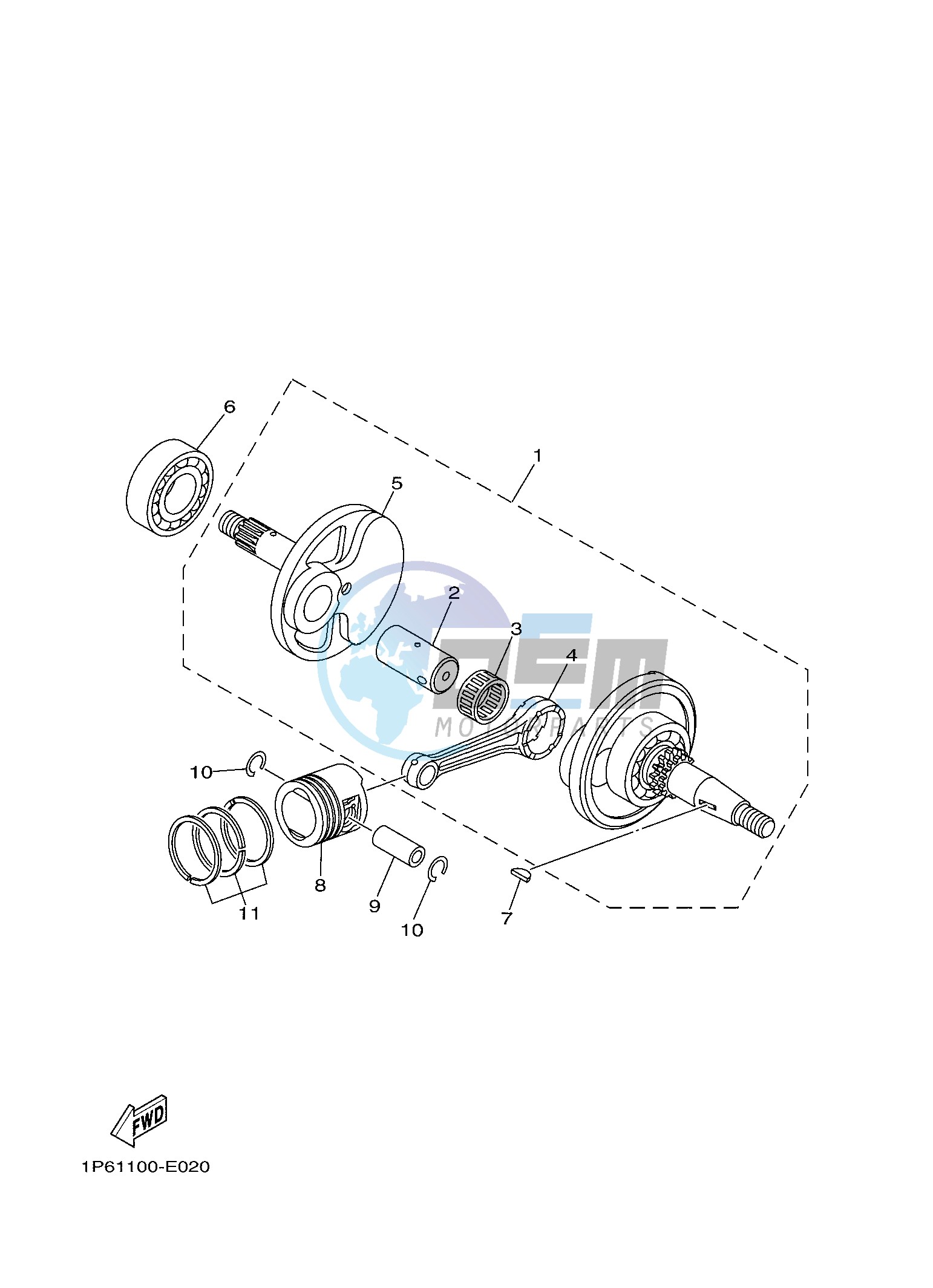 CRANKSHAFT & PISTON